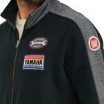 SWEAT HOMME BEDIAS FASTER SONS 2021 GRIS NOIR YAMAHA