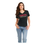T-SHIRT FEMME FASTER SONS NOIR 2021 YAMAHA