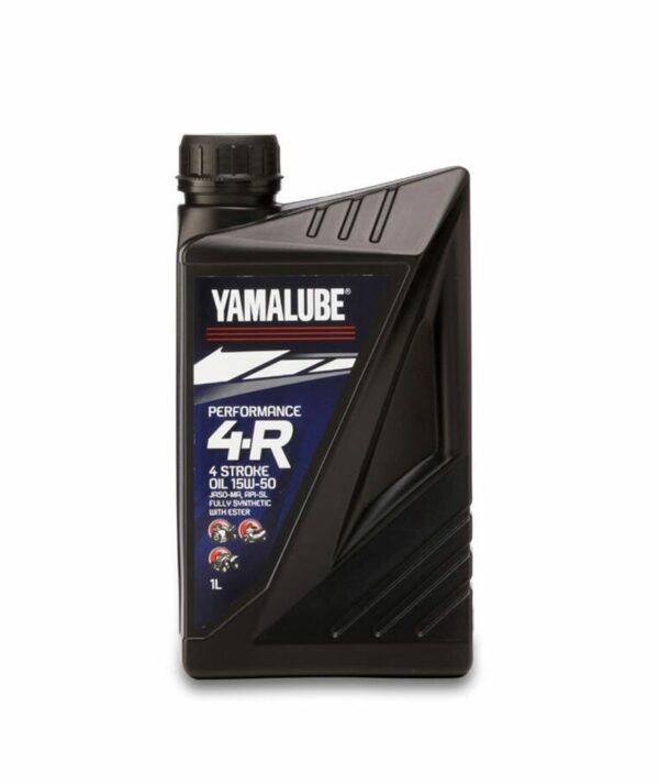 Huile moteur 4T Yamalube 4-R 100 % synthèse 15W50 - 1 litre