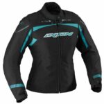 BLOUSON IXON AQUILA HP NOIR TURQUOISE