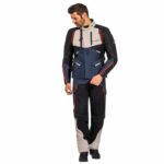 VESTE EDDAS IXON BLEUE BLANCHE NOIRE ORANGE