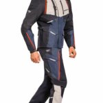 VESTE EDDAS IXON BLEUE BLANCHE NOIRE ORANGE