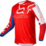 MAILLOT CROSS FOX 180 SKEW BLEU ROUGE