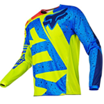 MAILLOT CROSS FOX 180 NIRV JAUNE BLEU