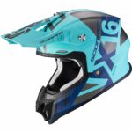 CASQUE CROSS SCORPION EXO VX16 MACH MATT BLUE