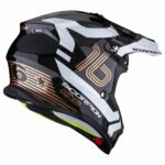 CASQUE CROSS SCORPION EXO VX16 TUB BLACK GOLD