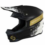 CASQUE CROSS SHOT FURIOUS ROLL BLACK GOLD