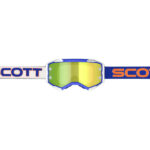 MASQUE CROSS SCOTT FURY BLANC BLEU JAUNE