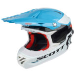 CASQUE CROSS SCOTT 350 PRO RACE BLEU ORANGE