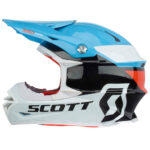 CASQUE CROSS SCOTT 350 PRO RACE BLEU ORANGE