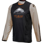 MAILLOT CROSS KENNY TITANIUM NOIR BEIGE