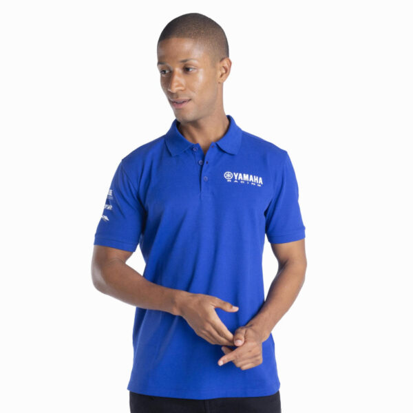 Polo Homme Yamaha 2024 - Theems Paddock Blue Essentials