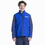 VESTE HYBRIDE YAMAHA HOMME 2024 - SOFTSHELL BALEY PADDOCK BLEU TEAMWEAR 2024