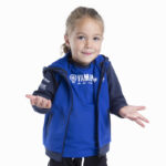 sweat zippé enfant YAMAHA Bilbao bleu.
