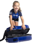 T-shirt enfant Malaga Paddock bleu : le must-have pour les petits